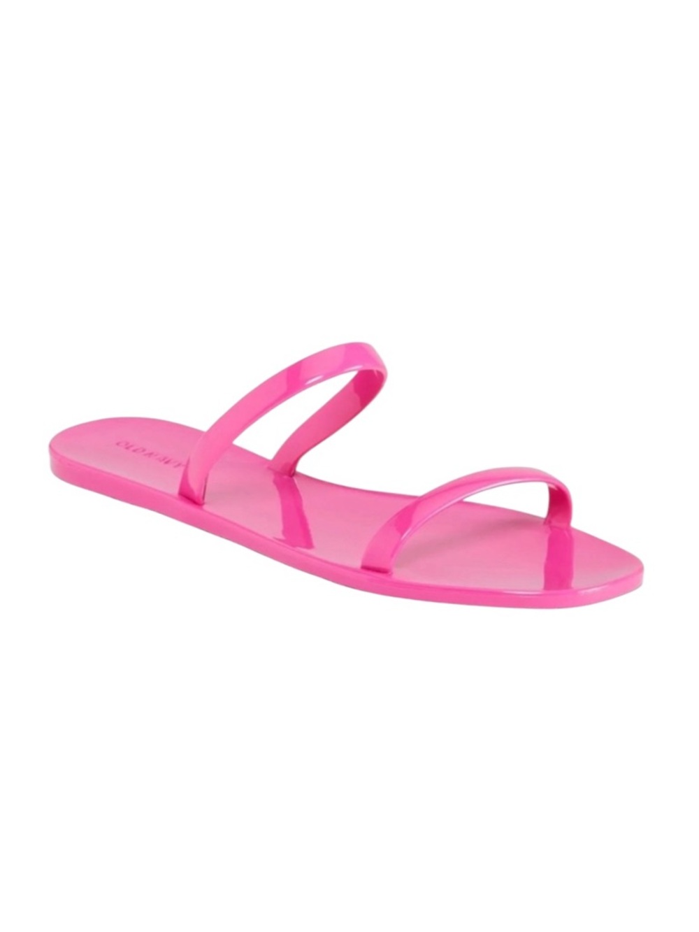 Old Navy Hot Pink Jelly Strappy Slide Sandals NWT Size 8